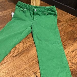 Kelly green Michael Kors jeans. Good condition